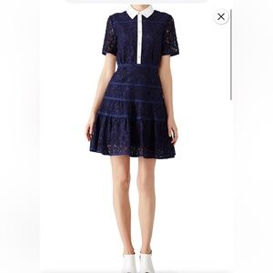 Draper James Meadows Lace Dress- worn about 2 times . 149 retail-great shape